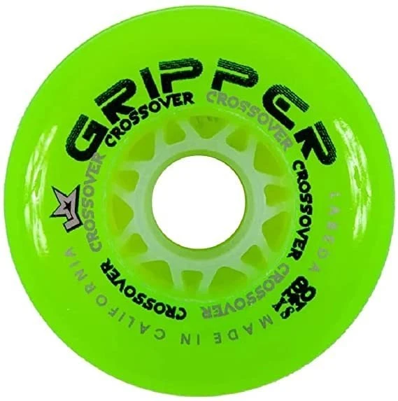 Roue Labeda Gripper Crossover X-Soft Verte 3 Roue Labeda Gripper Crossover X-Soft Verte